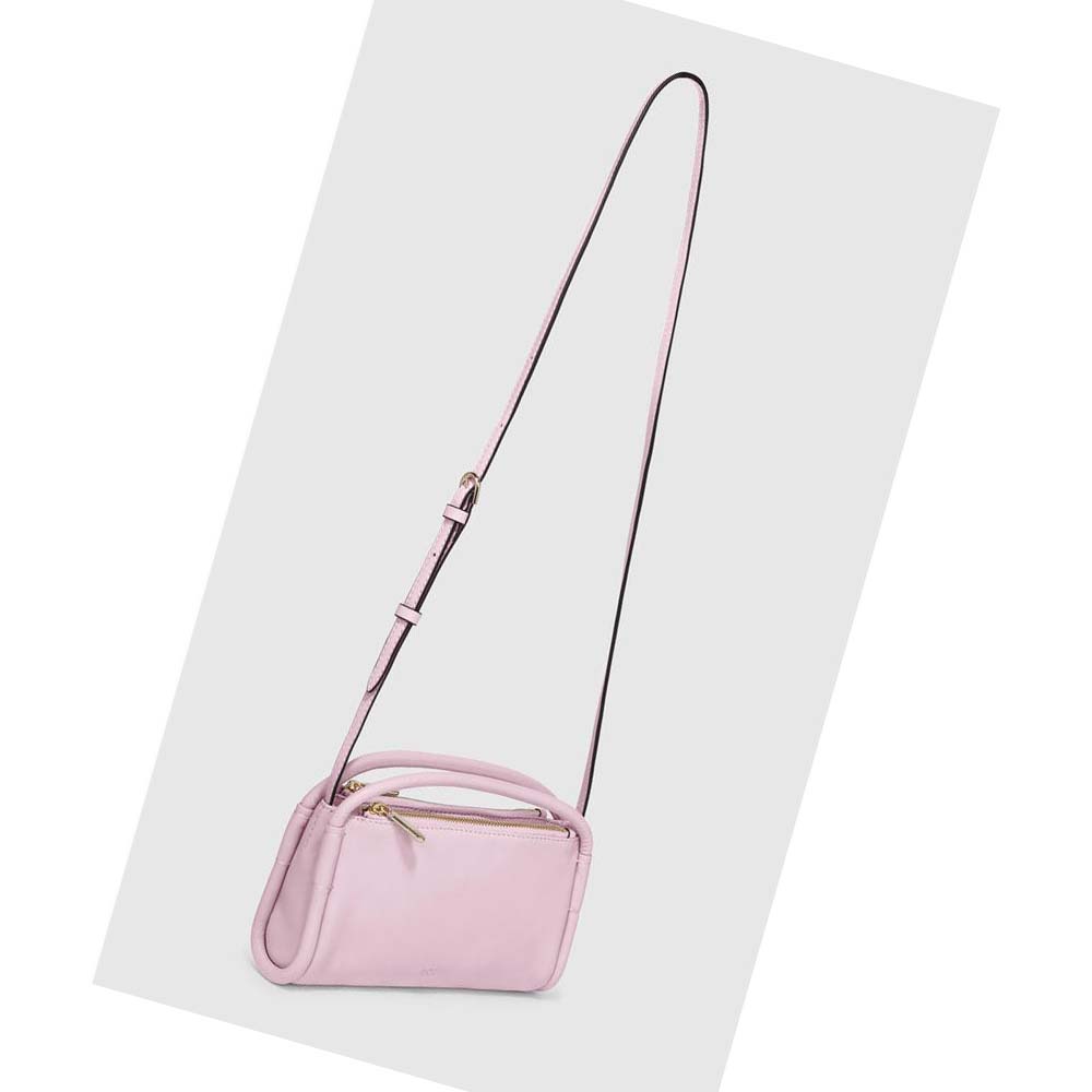 Women\'s Ecco Contact Crossbody Shoulder Bags Pink | SG 371YXF